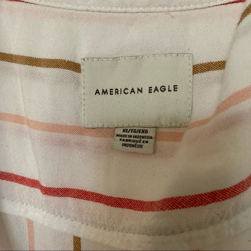 American Eagle Striped Button Down - image 2